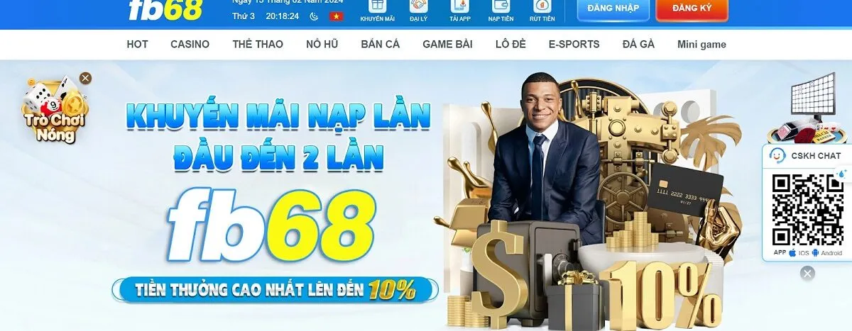 Fb68 lựa chọn hàng đầu không thể bỏ qua khi cá cược online 1 Fb68 nhà cái hàng đầu châu á